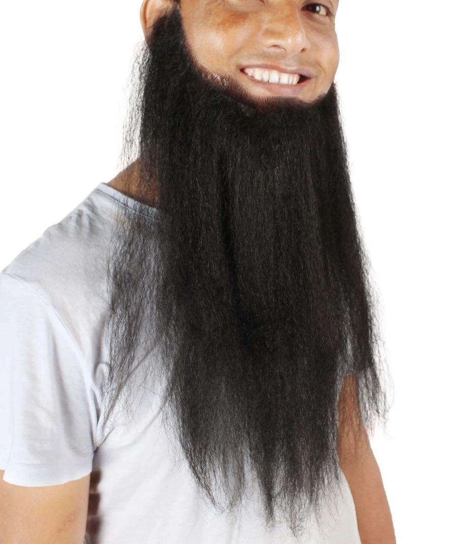 HPO Men's Long Beard Set | Black Cosplay Facial Hair