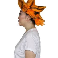 HPO Womens Musical Wigs | Pink & Black Animal Wigs | Premium Breathable Capless Cap Women's