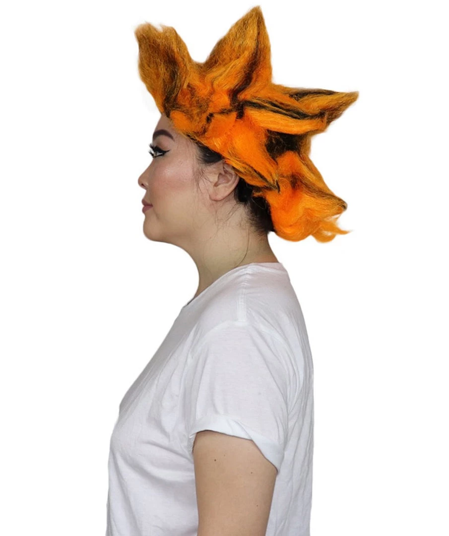 HPO Womens Musical Wigs | Pink & Black Animal Wigs | Premium Breathable Capless Cap Women's