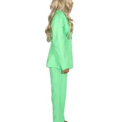 HPO Adult Women's EXCLUSIVE! Deluxe Singer Party Suit Costume | Lt. Green Cosplay Costume