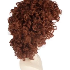 HPO Men's Womens Medium Curly Olympian Lady Wigs Collections | Cosplay Halloween Wigs | Premium Breathable Capless Cap