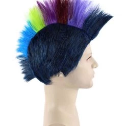 HPO Men's Mohawk Wig | Cosplay Halloween Wig | Premium Breathable Capless Cap