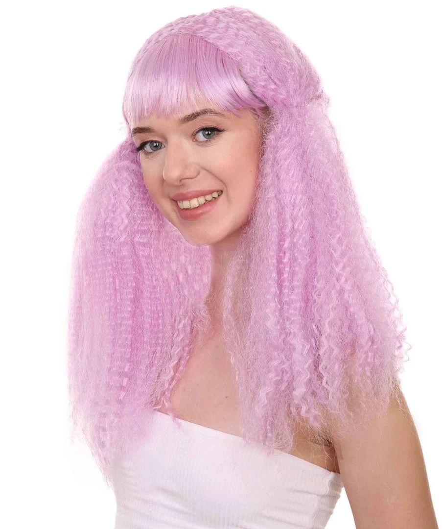 HPO Women's Doll Womens Wig | Fancy Party Event Ready Halloween Wig | Premium Breathable Capless Cap