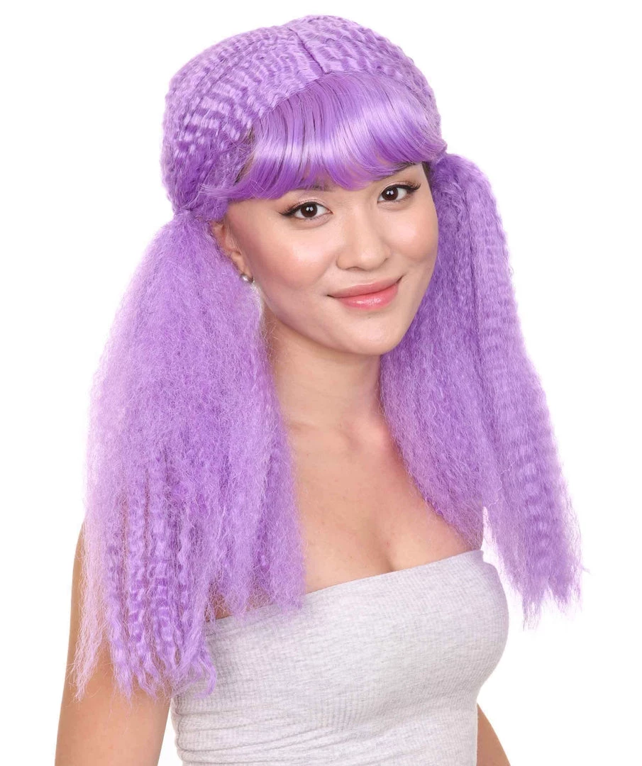 HPO Women's Doll Womens Wig | Fancy Party Event Ready Halloween Wig | Premium Breathable Capless Cap