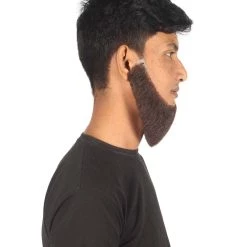 HPO Adult Men's Chin Curtain Style Long Beard Set