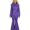 HPO Adult Women's Deluxe Party Suit Costume | Purple Cosplay Costume
