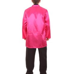 HPO Adult Men's Chinese Traditional Martial Arts Kung Fu Costume | Fuchsia Cosplay Costume