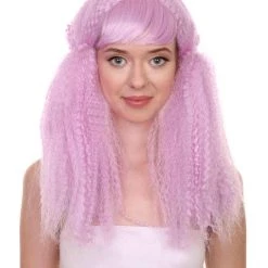 HPO Women's Doll Womens Wig | Fancy Party Event Ready Halloween Wig | Premium Breathable Capless Cap