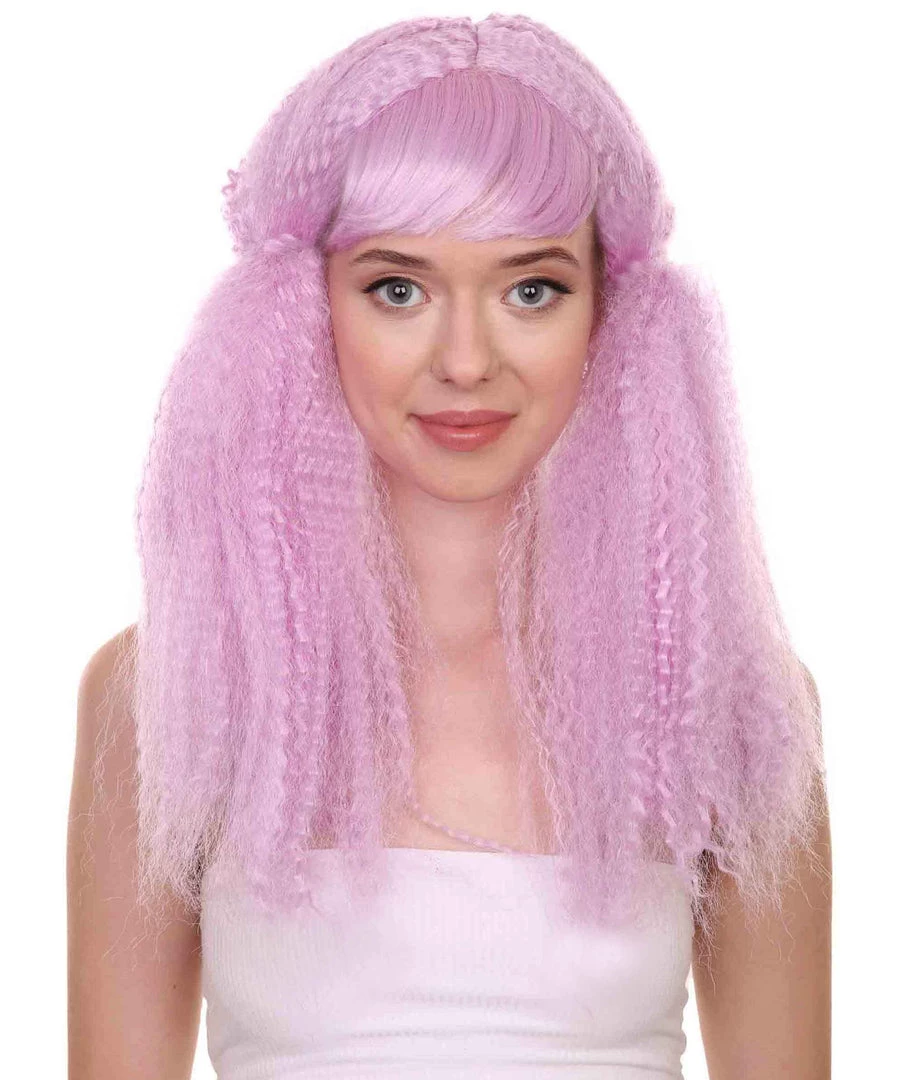 HPO Women's Doll Womens Wig | Fancy Party Event Ready Halloween Wig | Premium Breathable Capless Cap
