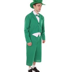 HPO Adult Men's Deluxe Mr. Leprechaun Costume | Patric Cosplay Costume