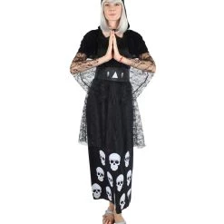 HPO Adult Women Black Magic Paramour Costume | Black Cosplay Halloween Costume Men's