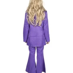 HPO Adult Women's Deluxe Party Suit Costume | Purple Cosplay Costume