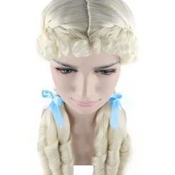 HPO Womens Kansas Farm Girl Wig | Long Blonde Wig | Premium Breathable Capless Cap