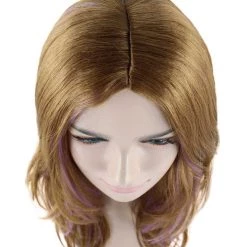 HPO Supermodel Womens Wig | Natural Looking Glamour Gold Blonde Wig | Premium Breathable Capless Cap Men's