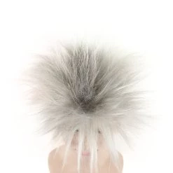 HPO Men's 80S Adult Women Rock Style Wig | Grey Cosplay Halloween Wig | Premium Breathable Capless Cap