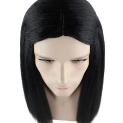 HPO Men's Sword Womens Wig | Black Long Wig | Premium Breathable Capless Cap