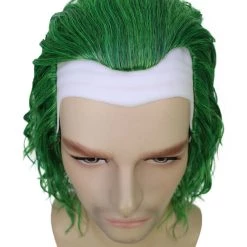 HPO Men's TV Movie Jocker Wig | Green Wigs