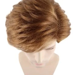 HPO Singer Men's Wig | Brown Celebtity Wig | Premium Breathable Capless Cap