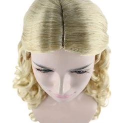 HPO Men's Medieval Princess Womens Wig | TV/Movie Blond Royal Wig | Premium Breathable Capless Cap