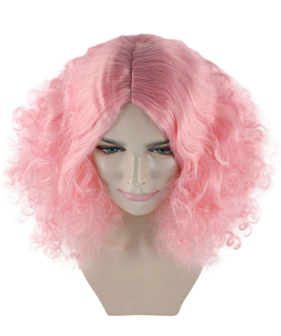 HPO Womens Candy Girl Curly Wig | Cosplay Halloween Wig | Premium Breathable Capless Cap Men's