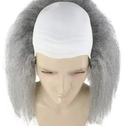 HPO Men's Half Bald Head Funny Men Wig Collections