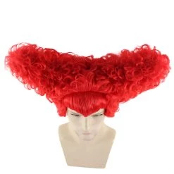 HPO Drama Queen Red Mens Wig | Red Cosplay Halloween Wig | Premium Breathable Capless Cap Men's