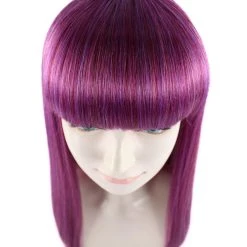 HPO Fantasy Womens Wig | Purple Wigs | Premium Breathable Capless Cap