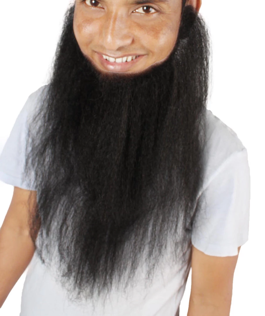 HPO Men's Long Beard Set | Black Cosplay Facial Hair