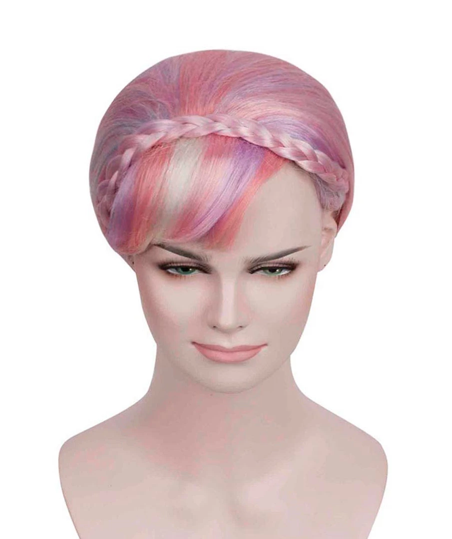 HPO Women's Wig | Pink And Purple Ombre Wig | Premium Breathable Capless Cap