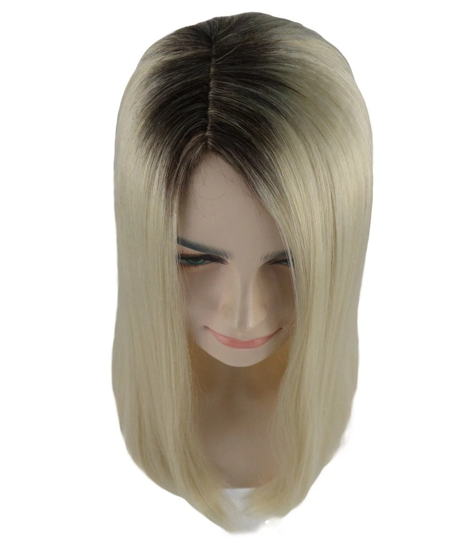 HPO Evil Bride Adult Women's Wig | Blond Cosplay Halloween Wig | Premium Breathable Capless Cap