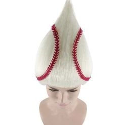 FLAGWIGS Baseball Unisex Wig | Multiple Collection Sports Cosplay Halloween Wig | Premium Breathable Capless Cap SALE