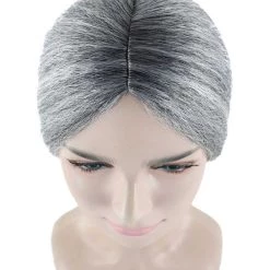 HPO Grandma Womens Wig | Traditional Old People Halloween Wig | Premium Breathable Capless Cap