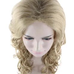 HPO Blonde Bombshell Womens Wig | Fashion Glamour Cosplay Halloween Wig | Premium Breathable Capless Cap Men's