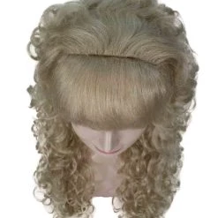 BC Adult Women's Blonde Color Curly Medium Length Trendy Wig