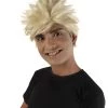 HPO Adult Men's Japanese Superhero Manga Blonde Spiky Wig