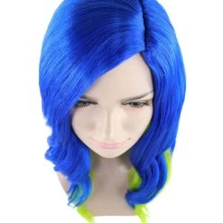 HPO Men's Two-Tone Long Wavy Womens Wig | Sexy Cosplay Party Halloween Wig | Premium Breathable Capless Cap