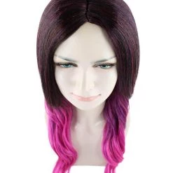 HPO Galaxy Womens Wig | Multi-color Cosplay Wig | Premium Breathable Capless Cap Men's