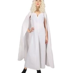 HPO Adult Women's Queen Costume | White Cosplay Costume