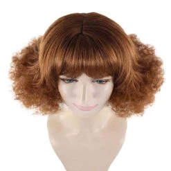 HPO Women's 1920's Hollywood Starlet Womens Wig | Brown Vintage Wig | Premium Breathable Capless Cap