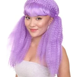 HPO Women's Doll Womens Wig | Fancy Party Event Ready Halloween Wig | Premium Breathable Capless Cap