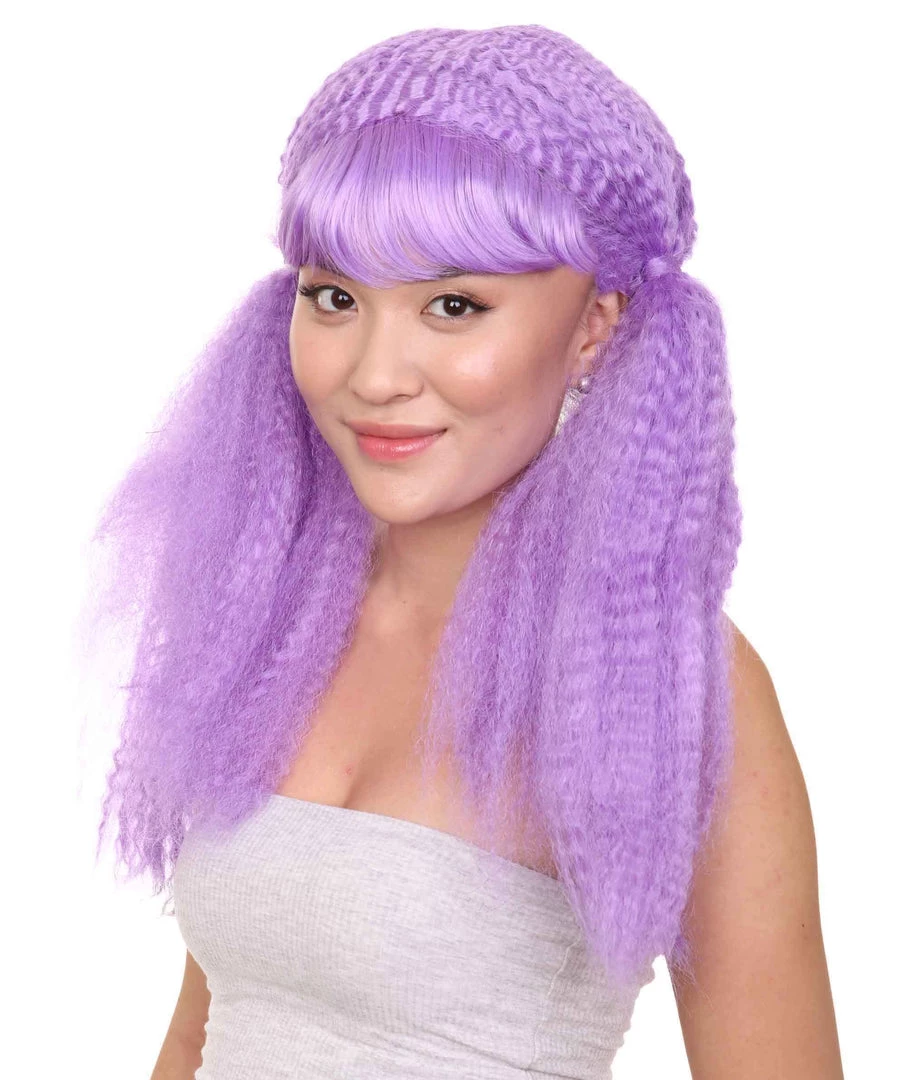 HPO Women's Doll Womens Wig | Fancy Party Event Ready Halloween Wig | Premium Breathable Capless Cap