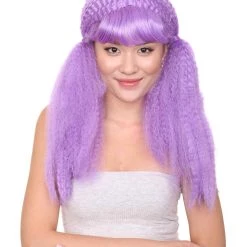 HPO Women's Doll Womens Wig | Fancy Party Event Ready Halloween Wig | Premium Breathable Capless Cap