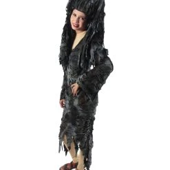 HPO Adult Women's Black Dreadful Style Costume Bundle