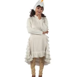 HPO Adult Women's White Dress Swan Costume Bundle