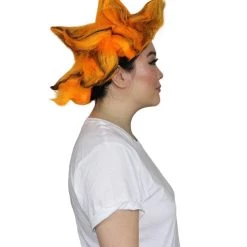 HPO Womens Musical Wigs | Pink & Black Animal Wigs | Premium Breathable Capless Cap Women's