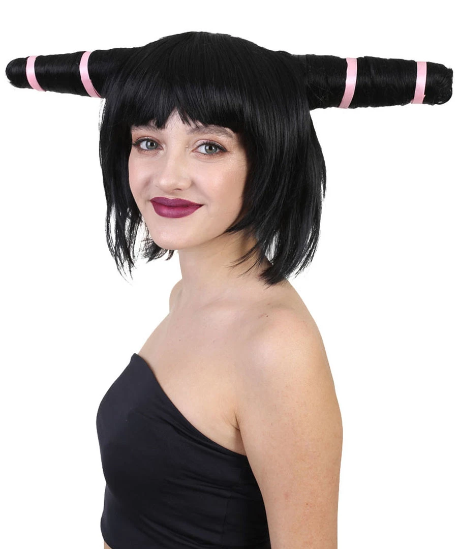 HPO Men's Dark Witch Womens Wig | Horror Monster Cosplay Halloween Wig | Premium Breathable Capless Cap