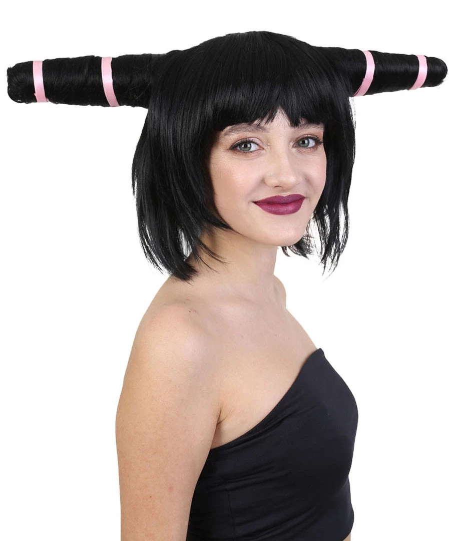 HPO Men's Dark Witch Womens Wig | Horror Monster Cosplay Halloween Wig | Premium Breathable Capless Cap