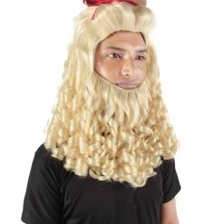 HPO Adult Men's Lion Wig | Multiple Color Options Cosplay Wig