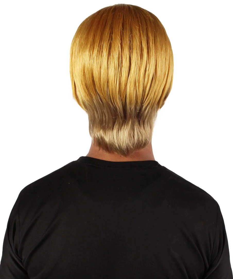 HPO Adult Men's Anime Manga Titan Attack Blonde Undercut Wig