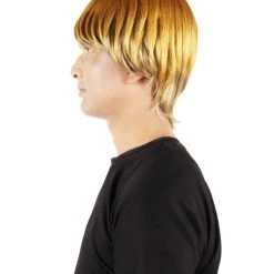 HPO Adult Men's Anime Manga Titan Attack Blonde Undercut Wig